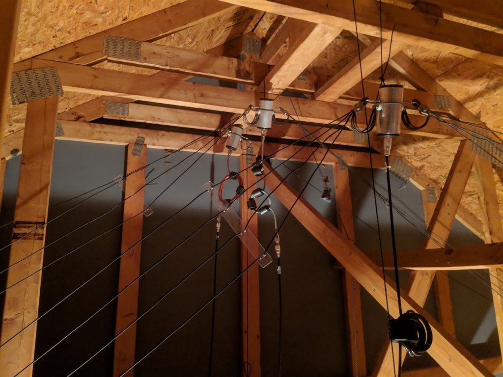 Attic antennas at AD5XI