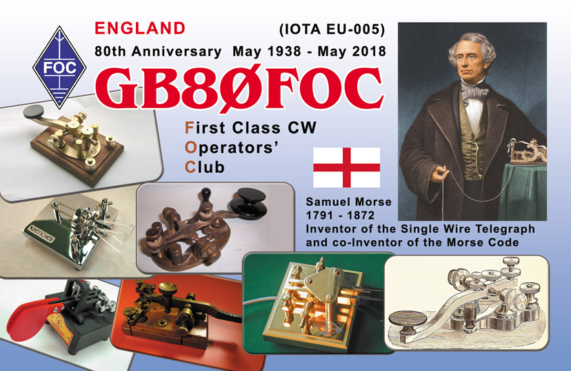 GB80FOC QSL Card