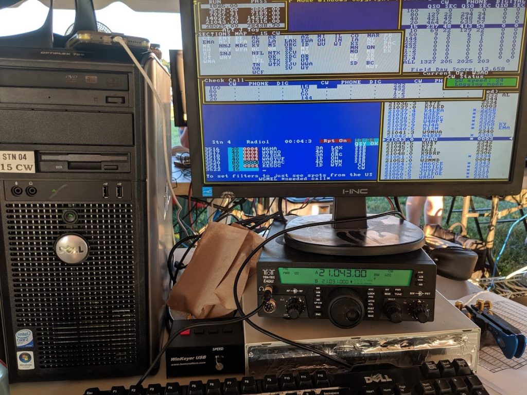 The 15M CW station