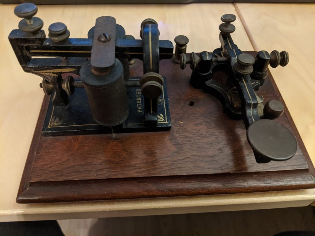 Partrick and Carter Telegraph Key and Sounder